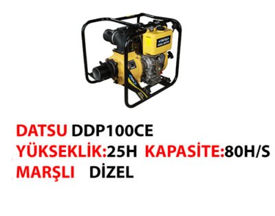4 DATSU DDP100CE MARŞLI DİZEL SU MOTORU