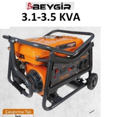 BEYGİR BENZİNLİ JENERATÖR J3500 3.5KVA - 2.5KW