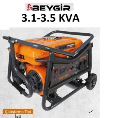 BEYGİR BENZİNLİ JENERATÖR J3500 3.5KVA - 2.5KW