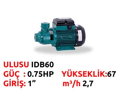 ULUSU IDB60 0,75HP POMPA