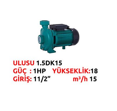 ULUSU 1.5DK20 SU POMPASI 1 HP