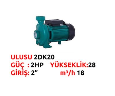 ULUSU 2DK20 SU POMPASI 2 HP
