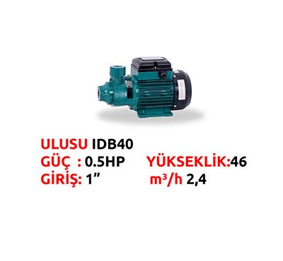 ULUSU IDB40 0.50 HP SU POMPASI