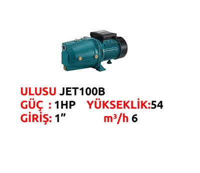 ULUSU JET 100B 1 HP
