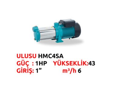 ULUSU KADEMELİ HMC-4SA 1HP 220V-230V