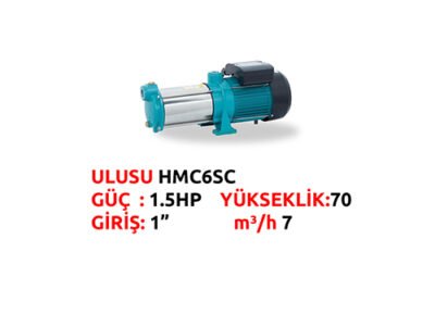 ULUSU KADEMELİ HMC-6SA 1,5HP 220V-230V
