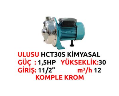 ULUSU KİMYASAL 1.5HP H30 HCT-30S 230V