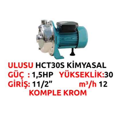 ULUSU KİMYASAL 1.5HP H30 HCT-30S 230V