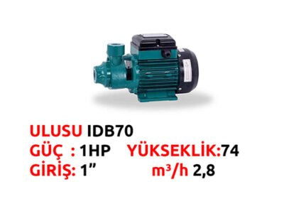 ULUSU IDB70 1 HP SU POMPASI